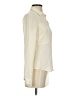Theory 100% Silk Ivory Long Sleeve Silk Top Size P (petite) - photo 4