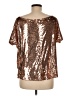 Hayden Gold Short Sleeve Top Size M - photo 2