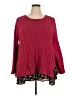 Suzanne Betro Burgundy Pullover Sweater Size 2X - photo 1