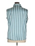 Assorted Brands Stripes Teal Sleeveless Blouse Size XL - photo 2