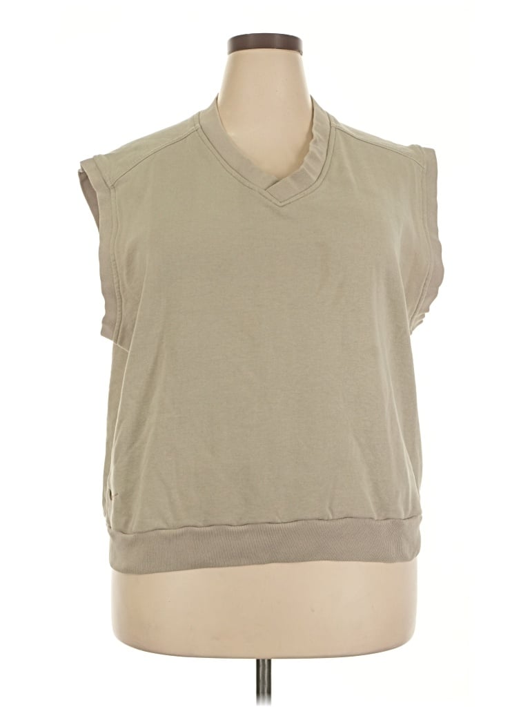 Pre-owned Nike Sweater Vest In Tan
