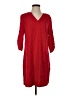 Worthington Solid Red Casual Dress Size XS - photo 1