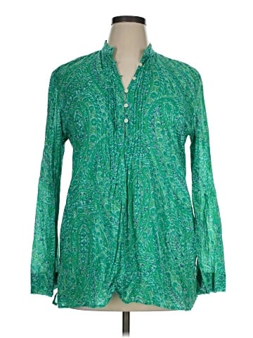 Lauren by Ralph Lauren Long Sleeve Blouse (view 1)