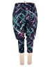Woman Within Print Teal Active Pants Size 30 - 32 - photo 2