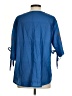 Unbranded Blue 3/4 Sleeve Blouse Size S - photo 2