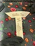 Matilda Jane 100% Rayon Floral Black 3/4 Sleeve Button-Down Shirt Size M - photo 7
