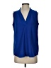 Calvin Klein Blue Sleeveless Blouse Size S - photo 1