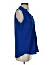 Calvin Klein Blue Sleeveless Blouse Size S - photo 4