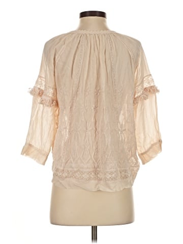 Ulla Johnson Short Sleeve Silk Top (view 2)