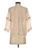 Ulla Johnson 100% Silk Ivory Short Sleeve Silk Top Size 4 - photo 2