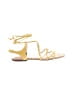 Ann Taylor 100% Leather Yellow Sandals Size 8 - photo 1