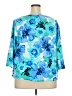 Ruby Rd. Blue 3/4 Sleeve Blouse Size 3X - photo 2