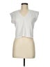 Olivaceous White Short Sleeve Top Size M - photo 1