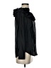 J.Crew Collection 100% Silk Black Long Sleeve Silk Top Size XXS - photo 4