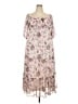 Torrid Paisley Purple Casual Dress Size 2X Plus (2) - photo 1