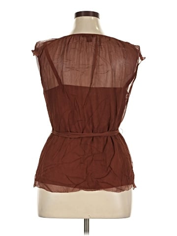 Alfani Sleeveless Silk Top (view 2)