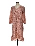 CAbi 100% Polyester Animal Print Brown Casual Dress Size S - photo 1