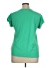 Max Studio Green Short Sleeve T-Shirt Size XL - photo 2