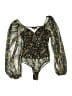 Lulus Gold Long Sleeve Blouse Size S - photo 1