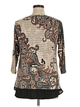 Rose + Olive 3/4 Sleeve Blouse (view 2)