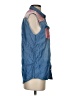 Etienne Marcel 100% Lyocell Blue Sleeveless Button-Down Shirt Size S - photo 4