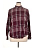 Mudd Plaid Burgundy Long Sleeve Blouse Size XL - photo 1