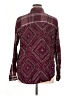 Mudd Plaid Burgundy Long Sleeve Blouse Size XL - photo 2