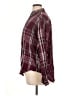 Mudd Plaid Burgundy Long Sleeve Blouse Size XL - photo 5