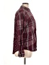 Mudd Plaid Burgundy Long Sleeve Blouse Size XL - photo 4