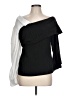 Shein Curve 100% Polyester Black 3/4 Sleeve Blouse Size 12 Plus (0) - photo 1
