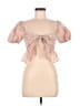 Aeropostale 100% Elastic Pink Short Sleeve Blouse Size M - photo 1