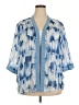 BonWorth 100% Polyester Blue Kimono Size XXL (petite) - photo 1