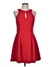 BCBGeneration 100% Polyester Solid Red Cocktail Dress Size 10 - photo 1