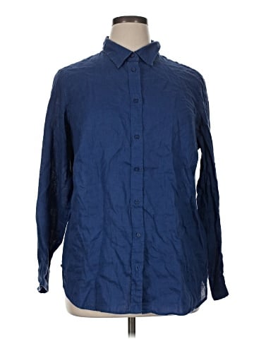 Lauren by Ralph Lauren Long Sleeve Button-Down Shirt (view 1)