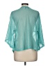 Simply Noelle 100% Polyester Teal 3/4 Sleeve Blouse One size - photo 2