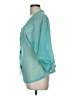 Simply Noelle 100% Polyester Teal 3/4 Sleeve Blouse One size - photo 5