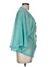 Simply Noelle 100% Polyester Teal 3/4 Sleeve Blouse One size - photo 4