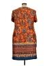 Perceptions Paisley Orange Casual Dress Size 20 - photo 2