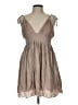 Garage 100% Rayon Tan Casual Dress Size L - photo 1