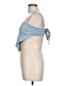 Danielle Bernstein 100% Polyester Blue Sleeveless Top Size L - photo 5