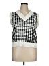 Unbranded 100% Polyester Houndstooth White Sweater Vest Size XL - photo 1
