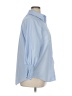 Unbranded 100% Cotton Blue 3/4 Sleeve Button-Down Shirt Size XL - photo 4