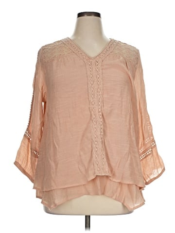 Style&Co 3/4 Sleeve Blouse (view 1)