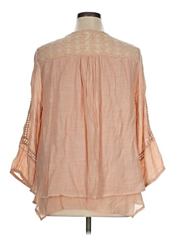 Style&Co 3/4 Sleeve Blouse (view 2)