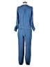 Bebe Solid Blue Jumpsuit Size S - photo 2