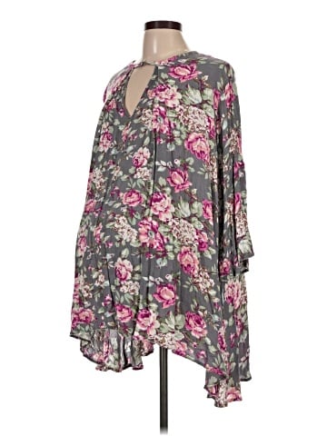 Pink Blush 3/4 Sleeve Top (view 1)
