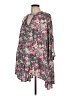Pink Blush Gray 3/4 Sleeve Top Size L - photo 1