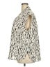 Monday Fun Ivory Sleeveless Button-Down Shirt Size 2X - photo 5