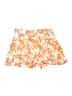 Pink Lily 100% Rayon Print Orange Shorts Size L - photo 1