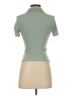 Shein Green Short Sleeve Top Size 4 - photo 2